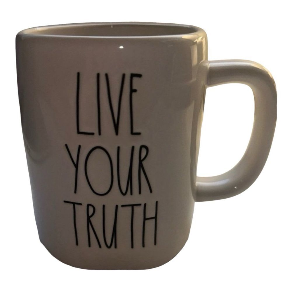 Rae Dunn Inspired Mug | Live Your Truth‎ | Coffee Cup | Tea Cup | Novelty